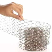 Tissu de fil hexagonal galvanisé à trempette chaude
